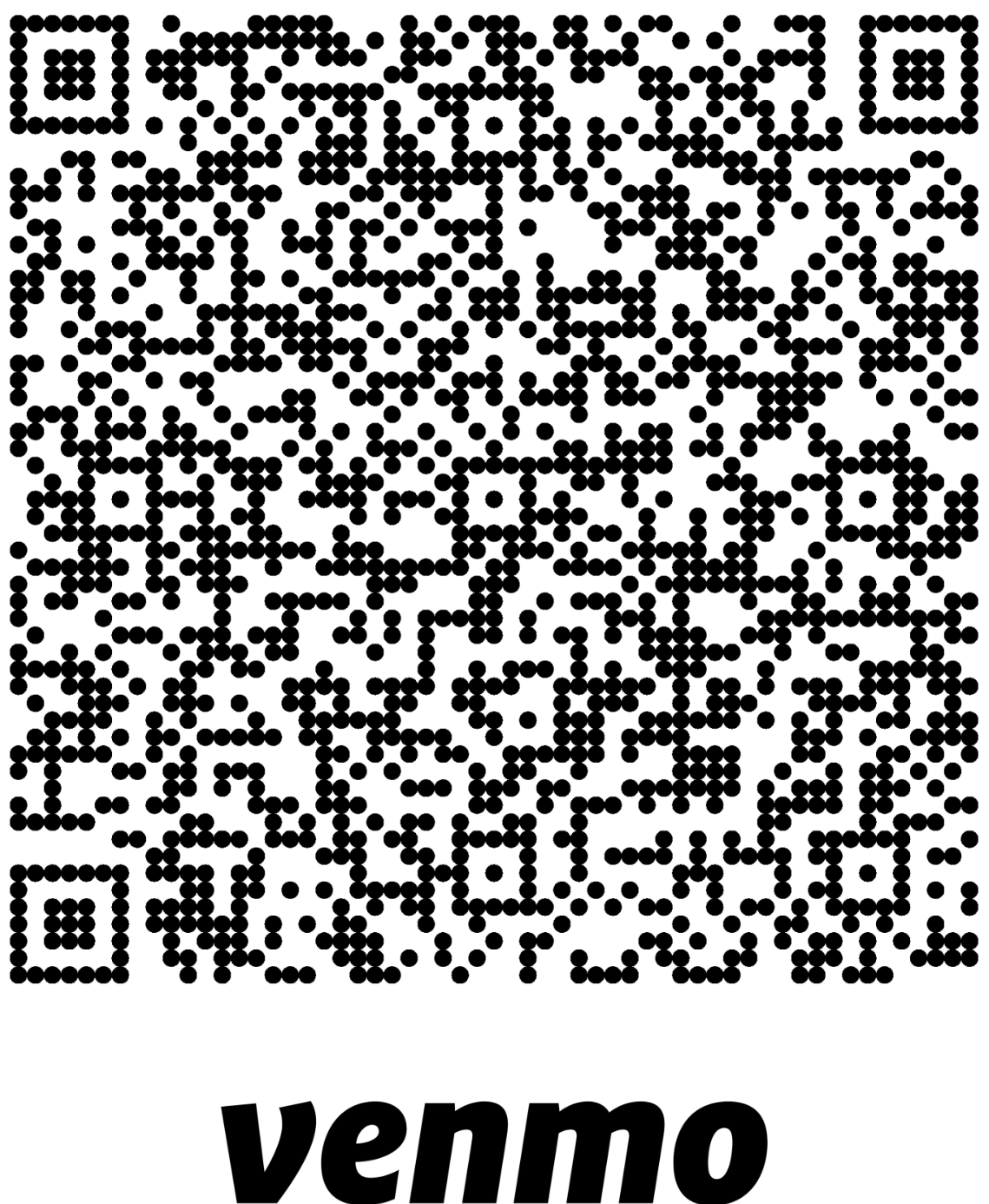Venmo donation QR code